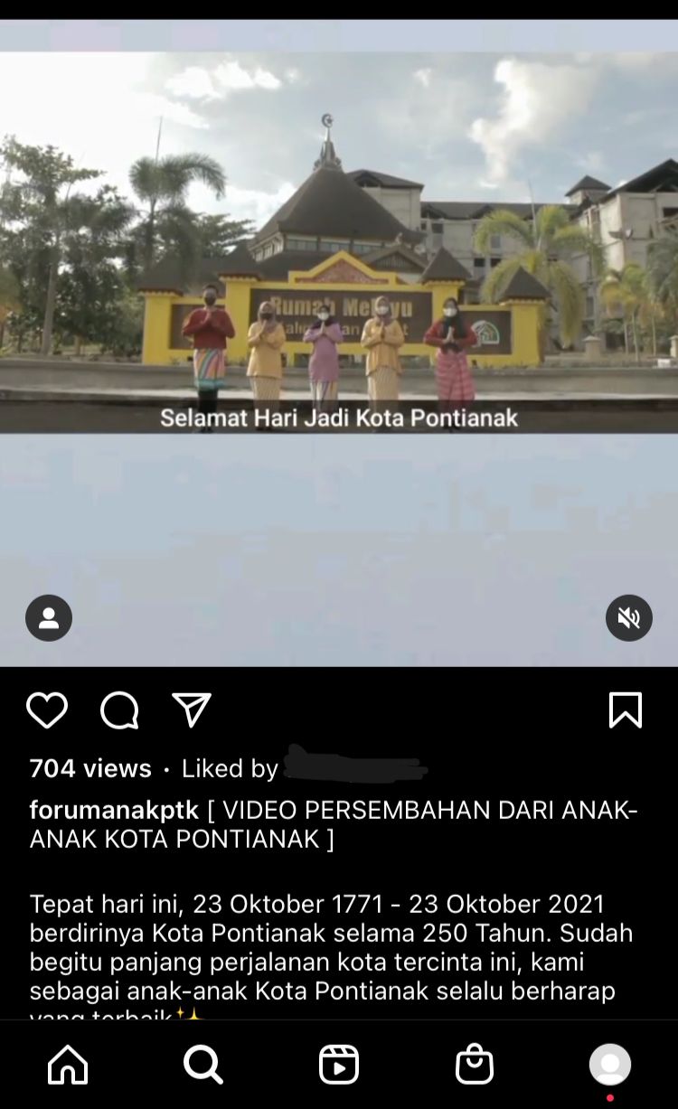 VIDIO PERSEMBAHAN HUT KOTA PONTIANAK